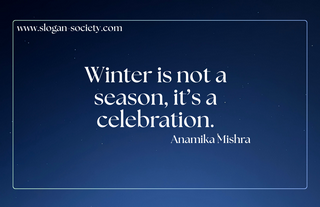 Winter is not a season, it’s a celebration. Anamika Mishra
